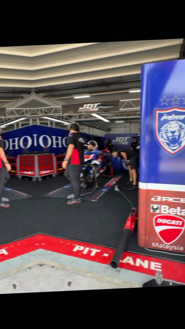 Instagram post by @officialjdtracingteam for Ducati. Caption reads: Precision meets power 💥 Proud to support JDT....