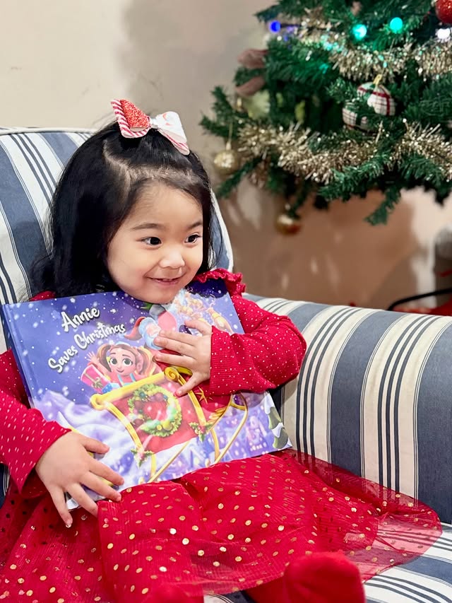 Instagram post by @thetrinidadfamily for StoryBug. Caption reads: [...] the hero!
We personalised ours with....