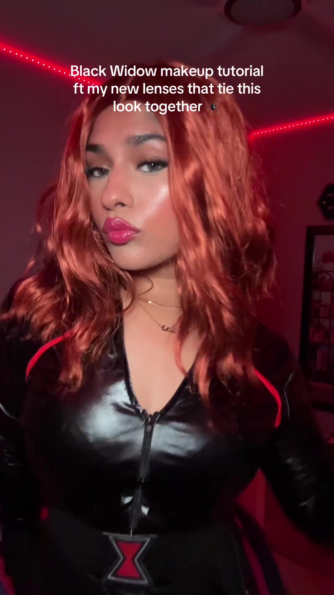 TikTok post by @princess.nazifa for Dimple Color. Caption reads: [...] Inspo ✨ Contact lenses are from @Dimple....