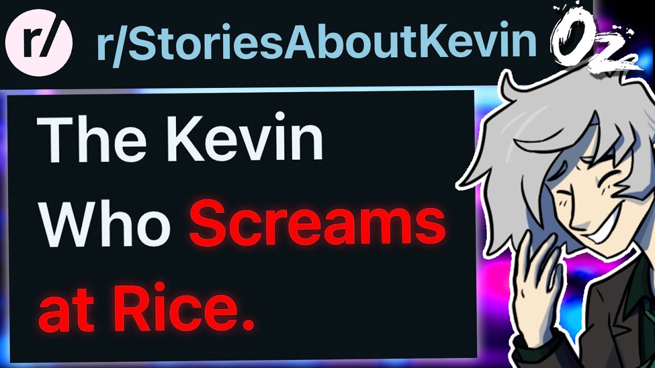 YouTube post by @Oz_ for Makeship. Caption reads: r/StoriesAboutKevin The Man Who Screams at Rice.