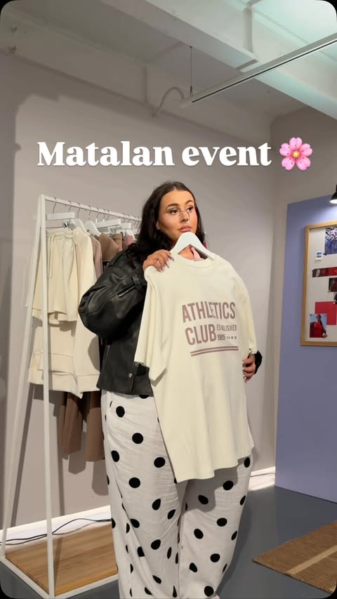 Instagram post by @keepingupwithkarla__ for Matalan. Caption reads: me getting the chance to go to @shopmatalan S/S26....