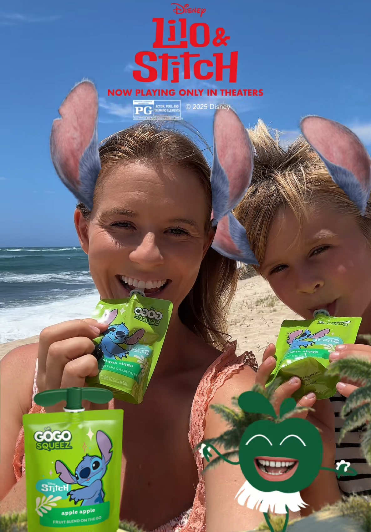 TikTok post by @britwkent for GoGo squeeZ. Caption reads: [...] he’s such a fun and silly character!....