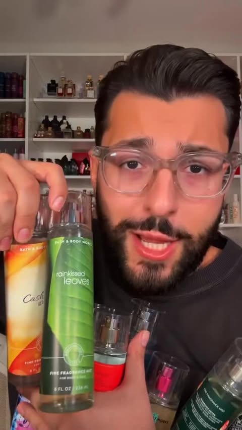 Instagram post by @paulreactss for Bath & Body Works. Caption reads: #AD 📣 The most-wanted list has been cleared! We....