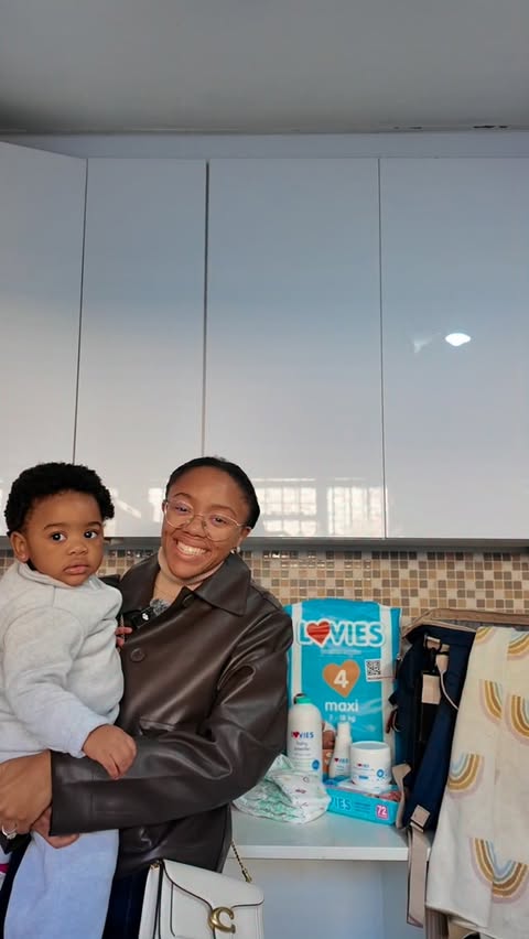 Instagram post by @relemahlangu for ShopRite. Caption reads: [...] go-to product for baby essentials at....