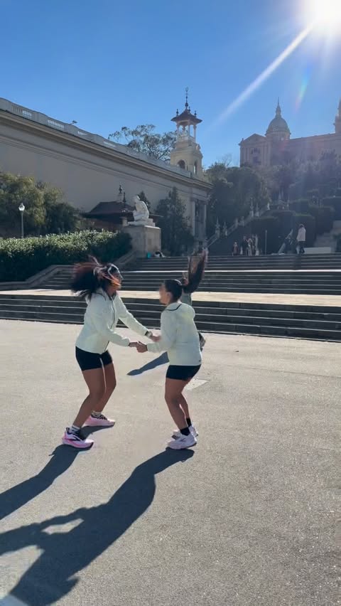 Instagram post by @micaplenge for Brooks Running. Caption reads: [...] take on barcelona half tomorrow !!!....