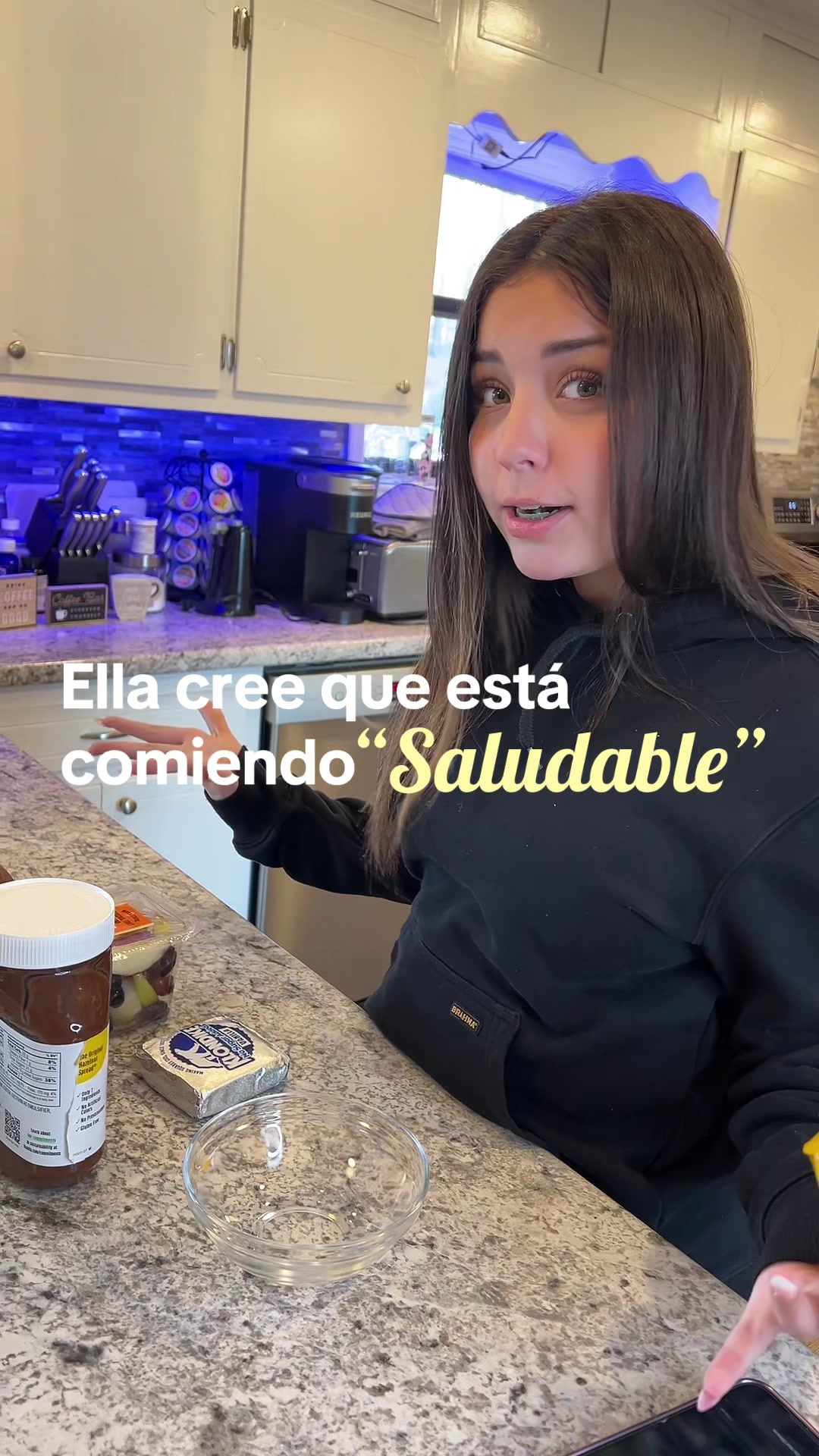 TikTok post by @ennysblanco_ for Etekcity. Caption reads: @Etekcity #foodscale #TikTokShopSpringGlowUp [...].