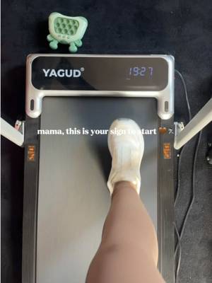 TikTok post by @xo_aprilkstarman for Yagudfitness. Caption reads: incline, remote control + a foldable design....