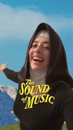 Instagram post by @maryconnorneely for Rodgers & Hammerstein. Caption reads: Straight from the Abbey I’m here to let you all....