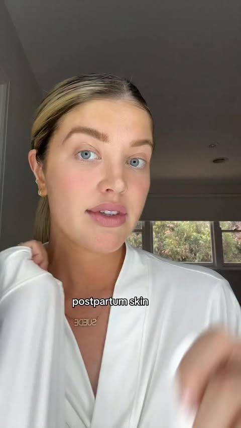 Instagram post by @annamcevoy21 for Biossance. Caption reads: [...] anti-aging moisturizer with peptides,....