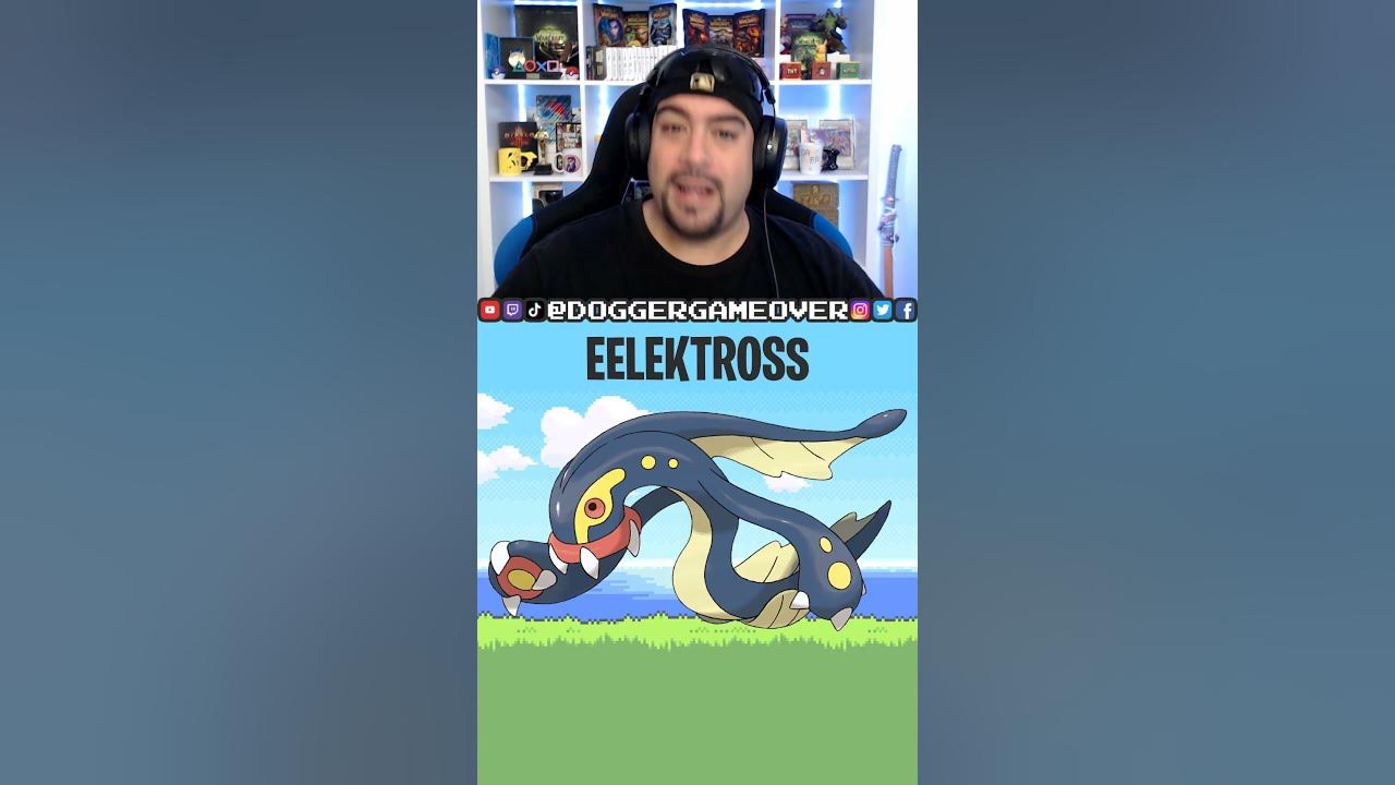YouTube post by @DoggerGameOver for Amino Apps. Caption reads: 👑 1 POKÉMON SIN DEBILIDADES 💪🏻 | Dogger Game....