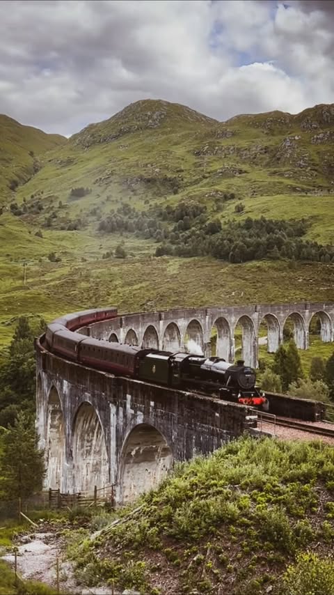 Instagram post by @hamysuniverse for Trip.com. Caption reads: [...] celebrate 200 years of British rail,....