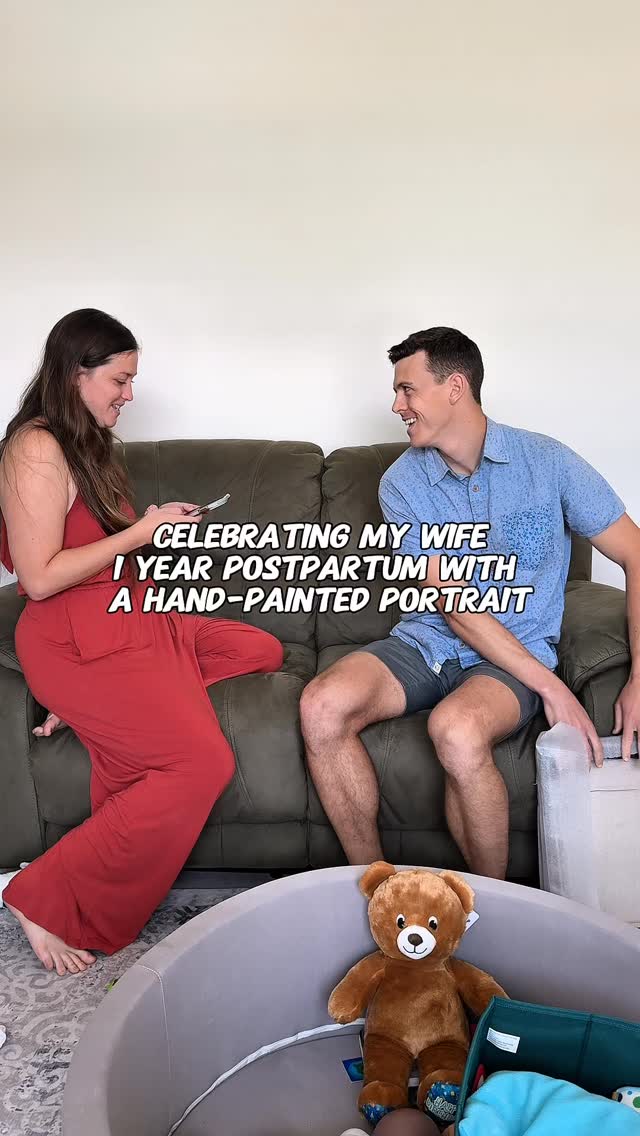 Instagram post by @quenchyouradventure for PaintYourLife. Caption reads: What a special gift to celebrate Jenna as a mom &....