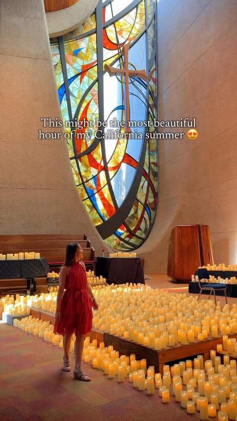 Instagram post by @asyatravels for Candlelight Concerts by Fever. Caption reads: One of the most unforgettable summer experiences!....