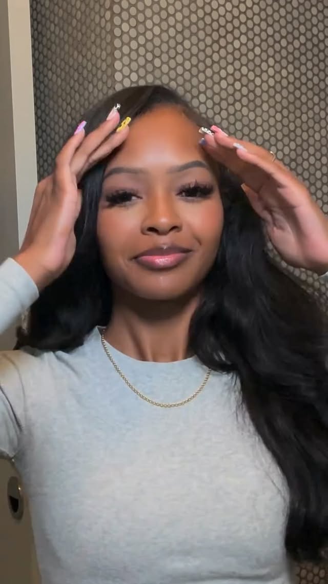 Instagram post by @najarakael for Ebin New York. Caption reads: my very first grwm using @ebin_newyork beauty🤏🏽....