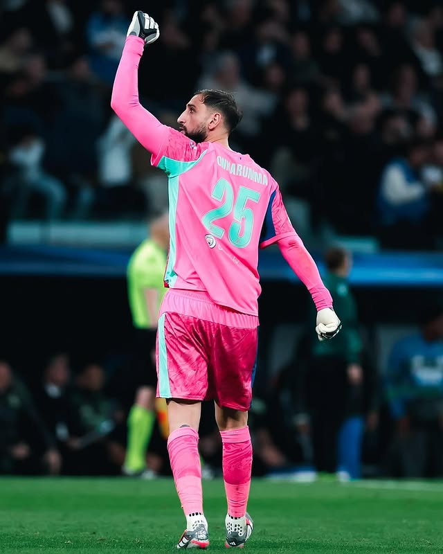 Instagram post by @donnarumma for Manchester City. Caption reads: That one was for you, Cityzens 🩵.
