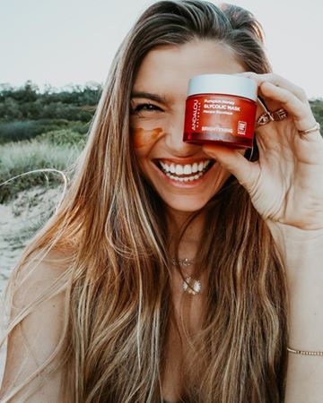 Instagram post by @sjanaelise for Andalou Naturals. Caption reads: Times have been especially unusual lately. With....