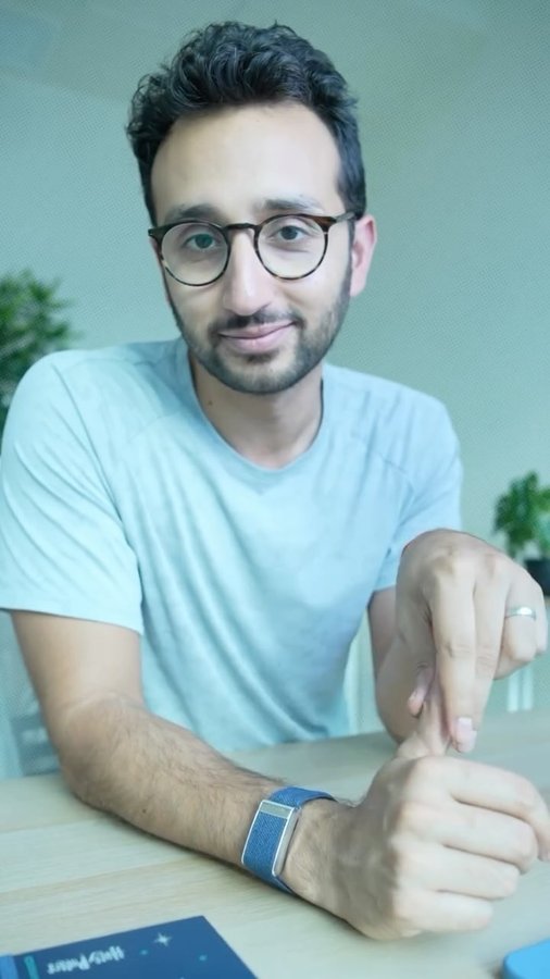 Instagram post by @aliabdaal for Epidemic Sound. Caption reads: BTS of my YouTube editing flow, brought to you by....