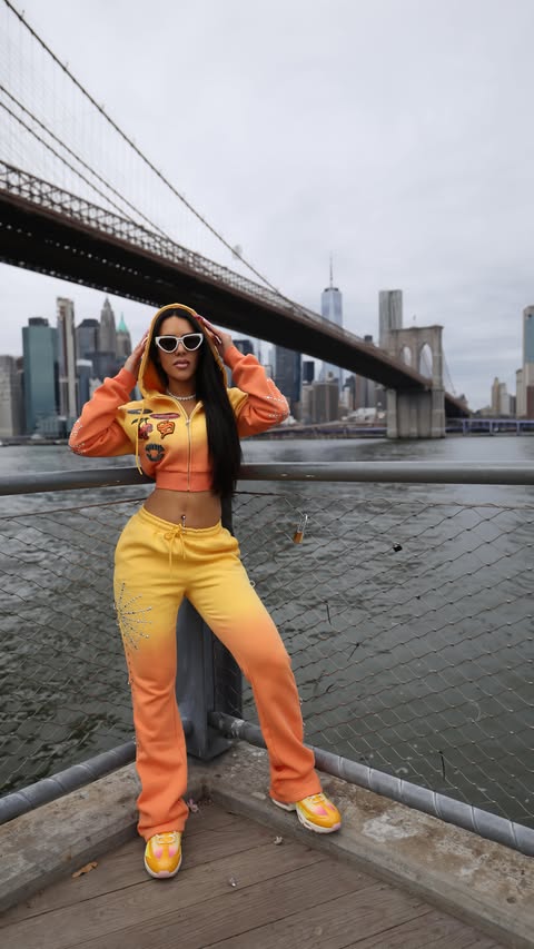 Instagram post by @lagrenaprod for Carrera Eyewear. Caption reads: lil baddie amy slayin in her lane ❤️‍🔥🔥 @carrera....