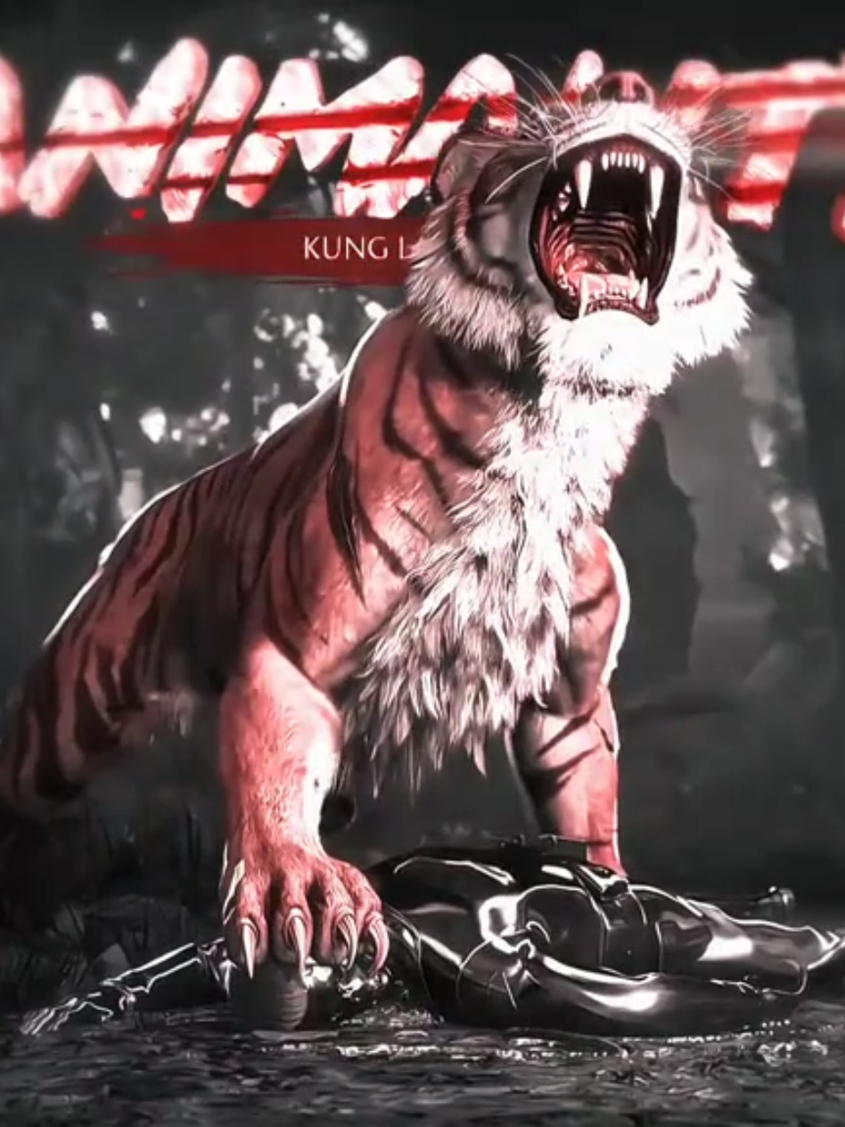 TikTok post by @cyberlife999 for Mortal Kombat. Caption reads: MK FANS! WHICH IS THE BEST ANIMALITY? @Mortal....