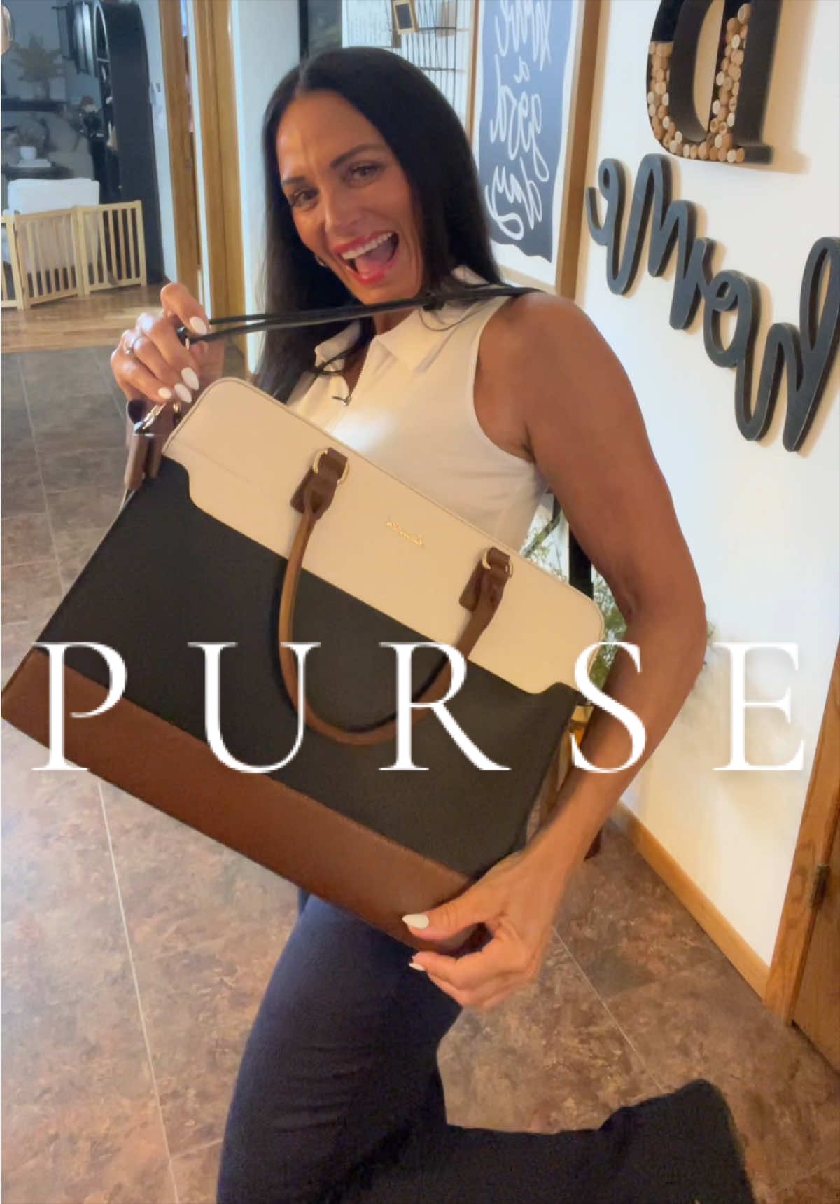 TikTok post by an influencer for LOVEVOOK. Caption reads: [...] #dealsforyoudays #pursetok @Lovevook Bags.