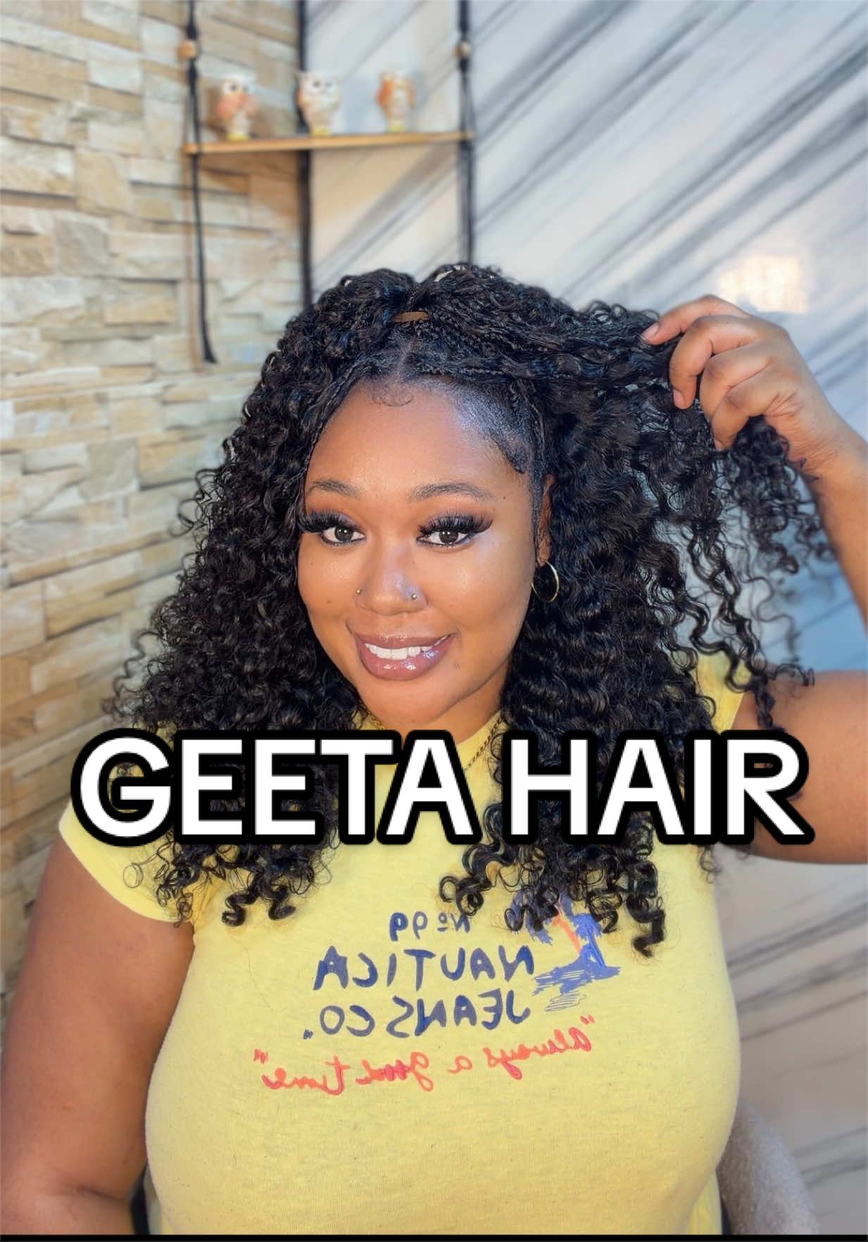 TikTok post by @youngindian9 for Geeta Hair. Caption reads: This one is definitely a must have....