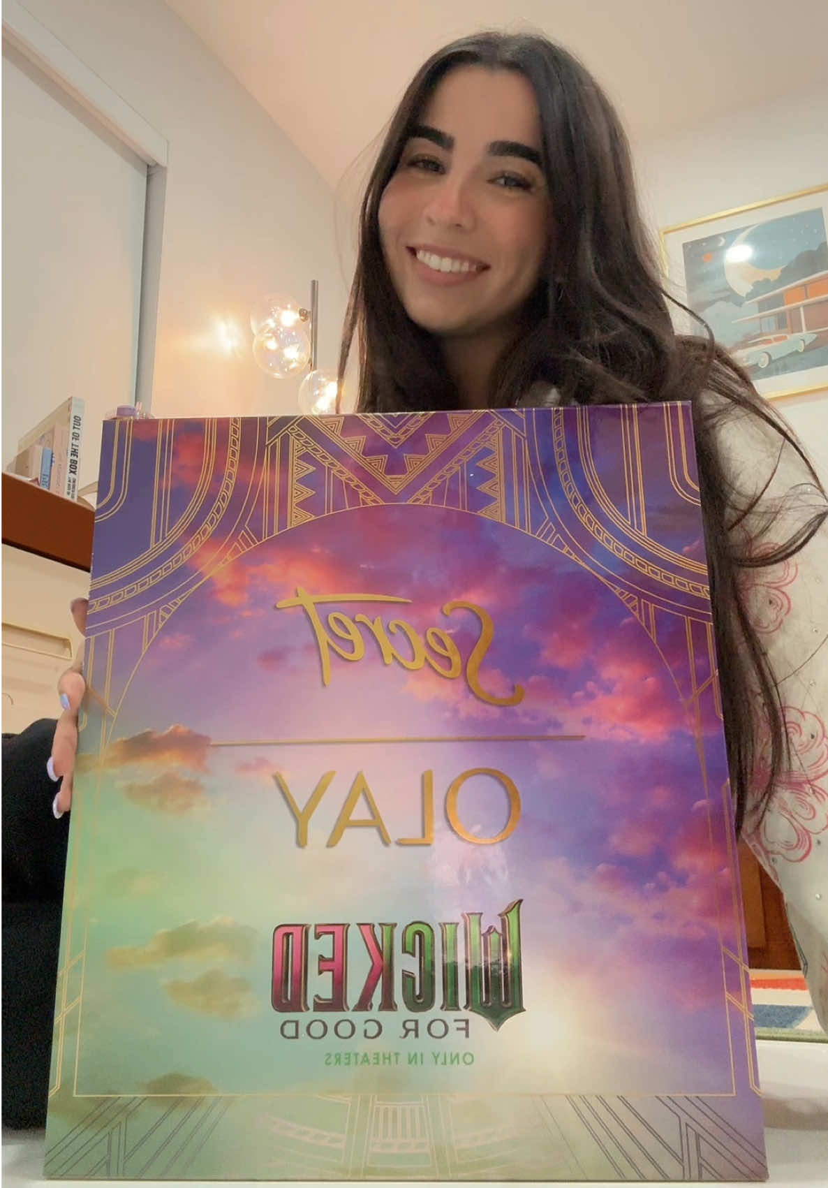 TikTok post by @tatidoeseverything for Secret Deodorant. Caption reads: [...] you thank you thank you!!!✨✨ @Olay Skin Care....