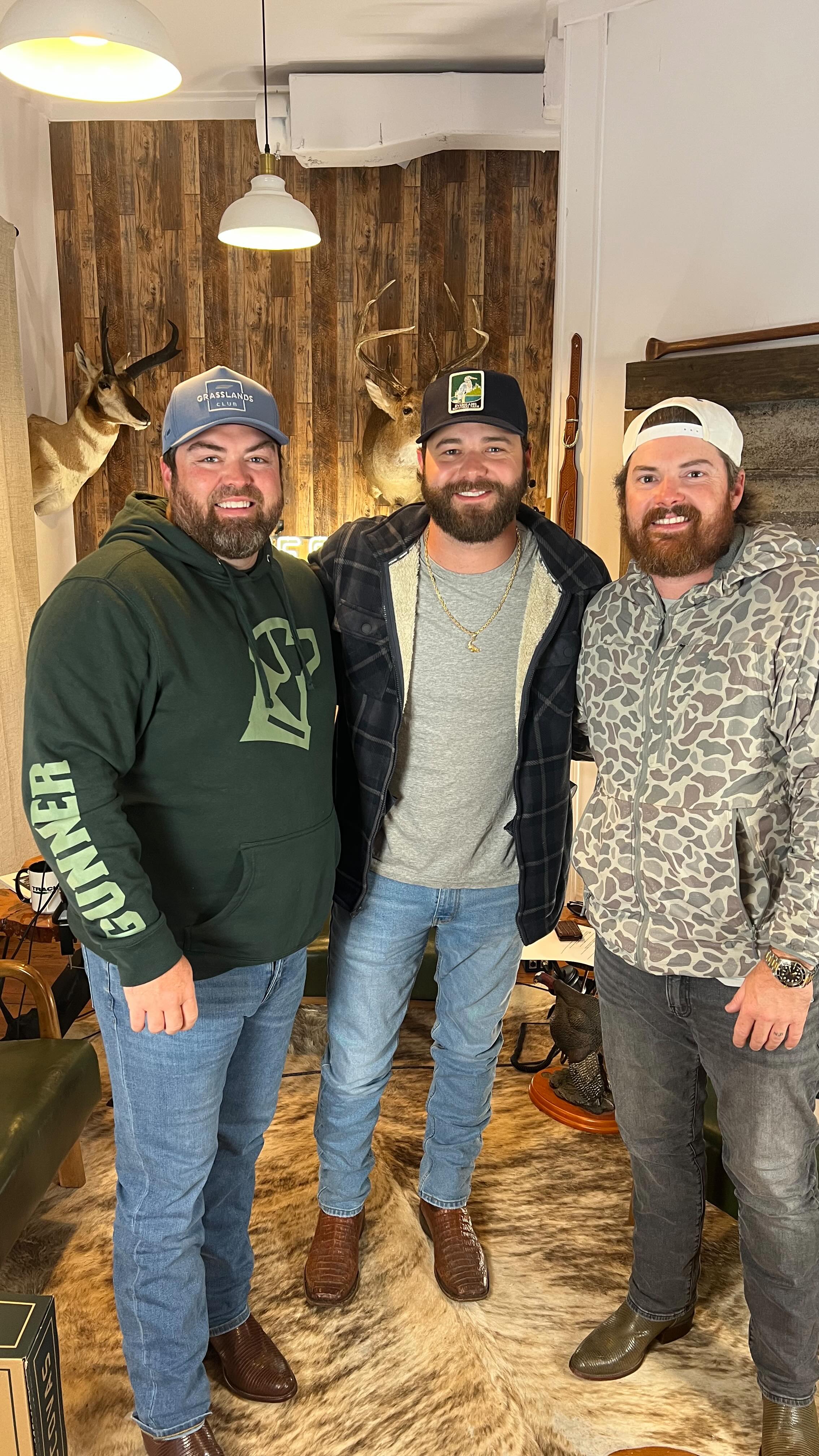 Instagram post by @thegodscountrypodcast for Tecovas. Caption reads: A Floridian, a heck of a hang and a GCP ARTIST TO....