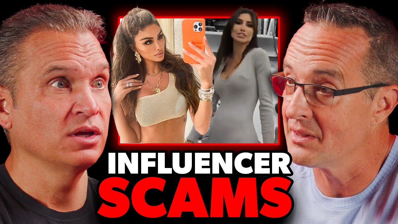 YouTube post by @InsideTrueCrime for GhostBed. Caption reads: FBI AGENT EXPOSES INFLUENCER SCAMS.