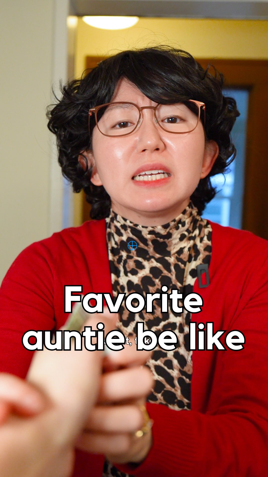 Instagram post by @tressuni for Panda Express. Caption reads: Aunties like this are the best. Always stuffing me....