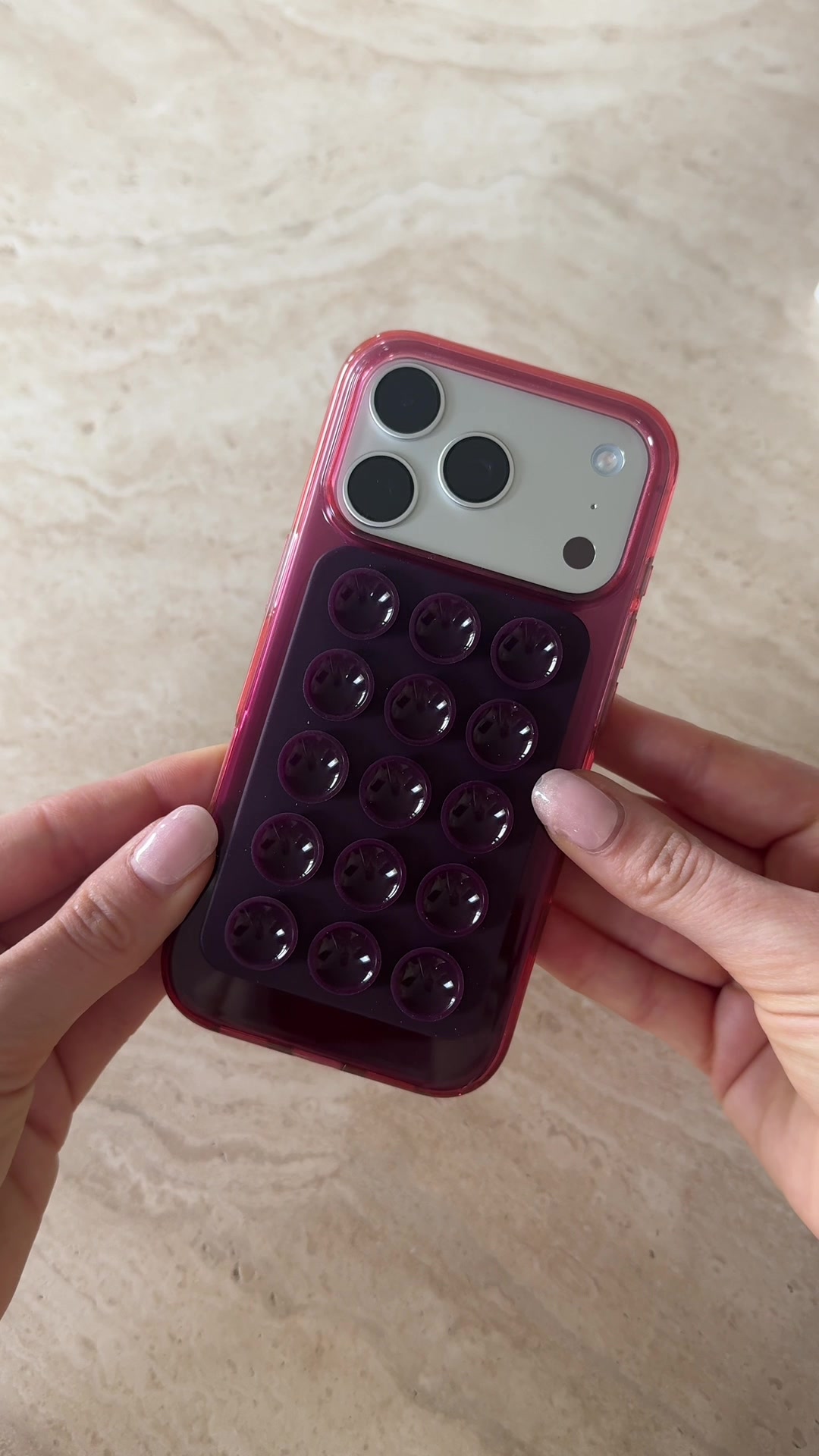 TikTok post by @heyitsroos for idealofsweden. Caption reads: Unbox my new iPhone 17 Pro with me 🤍✨ my new....