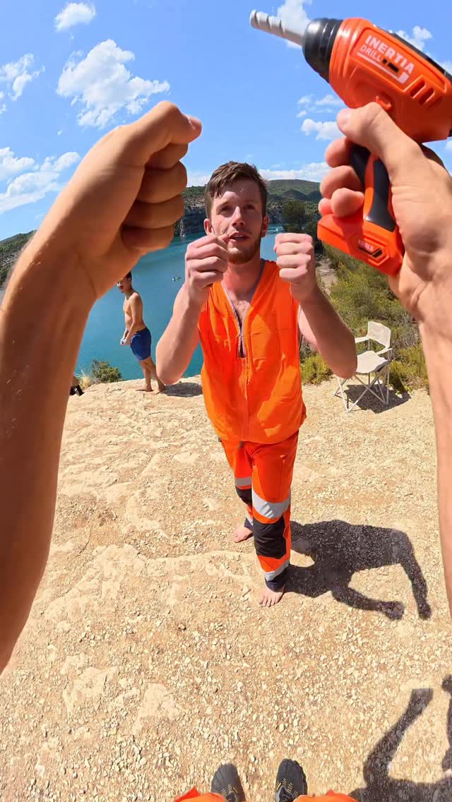 Instagram post by @victor_marchio for Dji. Caption reads: Afterwork 👷🏻

🎥 Shot with DJI Osmo Action 5 Pro....