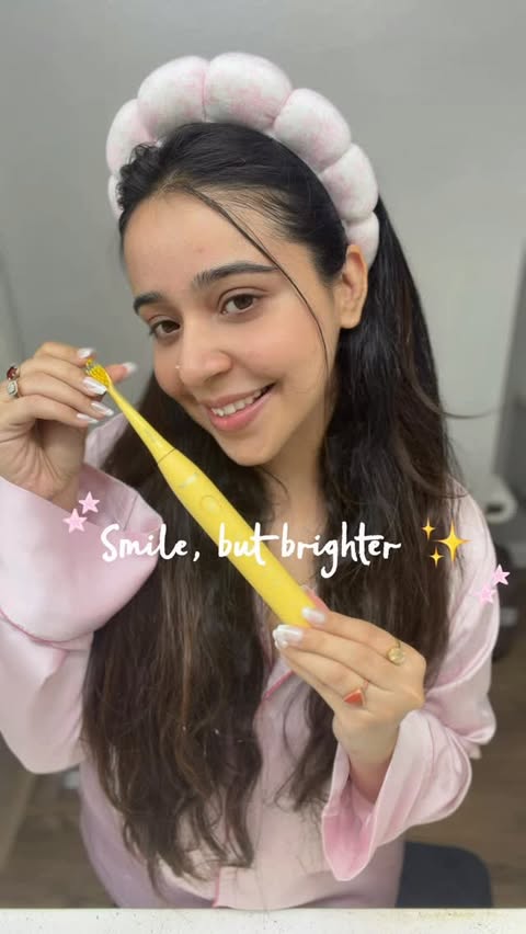 Instagram post by @tanisha.sachdeva3 for MySmile. Caption reads: Partnering with @mysmile and @mysmileusa to show....