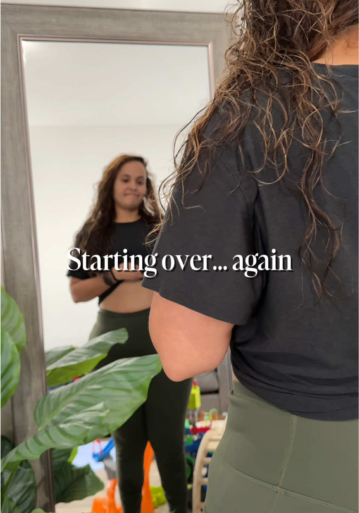 TikTok post by @zmideros22 for Sweet Sweat. Caption reads: [...] #mombod #momof4 #findingmyself @Sweet Sweat.