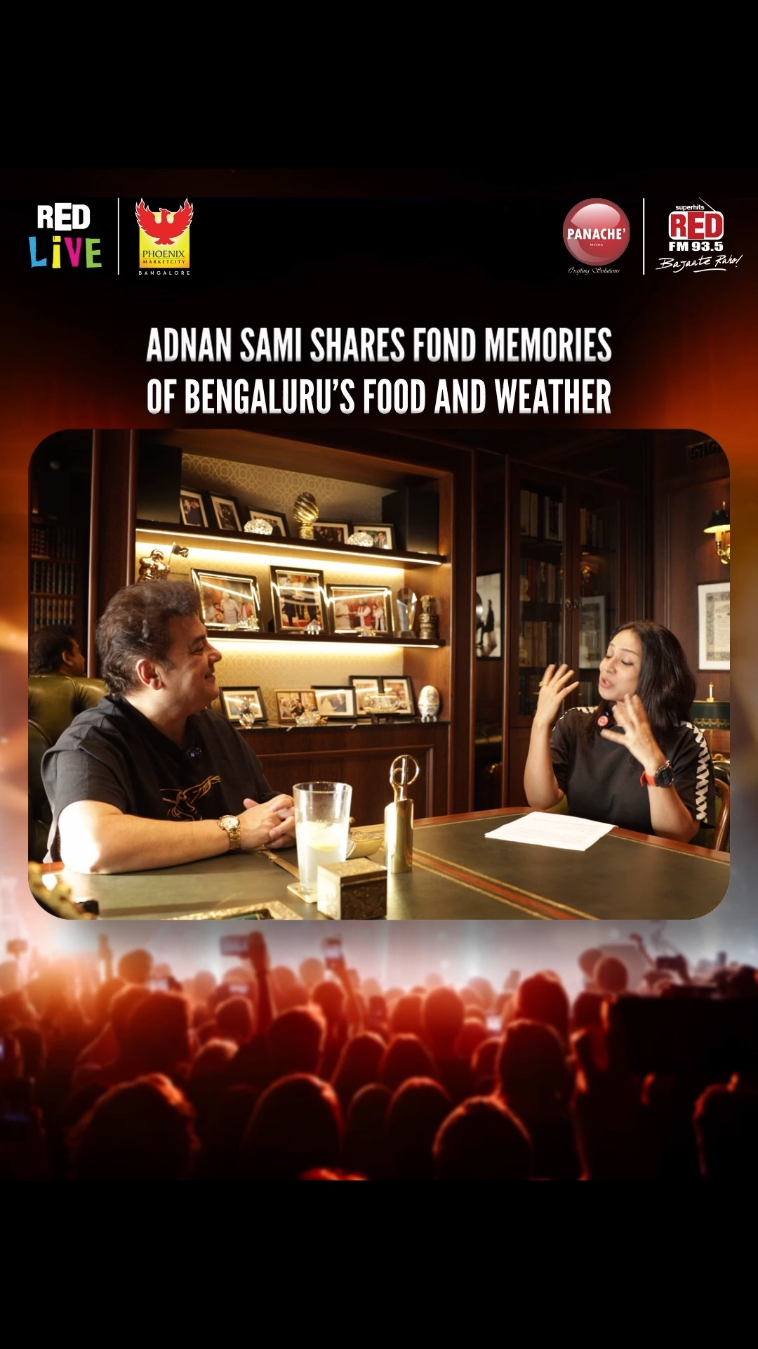 Instagram post by @akritis19 for TTK Prestige. Caption reads: It’s been a while since Adnan Sami visited....