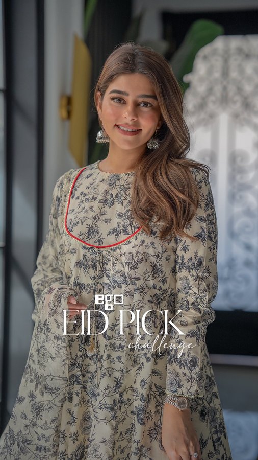 Instagram post by @bareeha for EGO. Caption reads: **Loved being part of the #EGOEidPick challenge!....