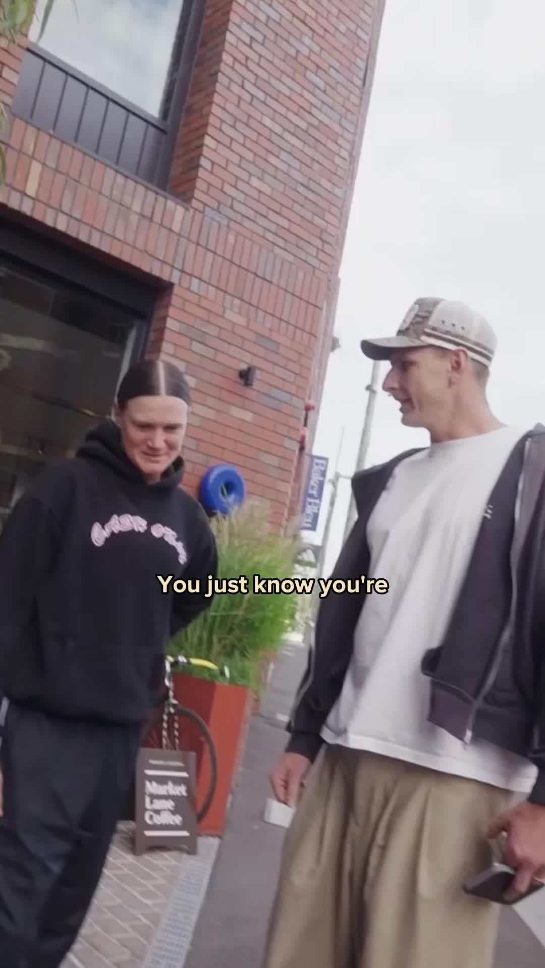 TikTok post by @aflwomens for Telstra. Caption reads: [...] to follow Olivia Wolmarans ahead of her....