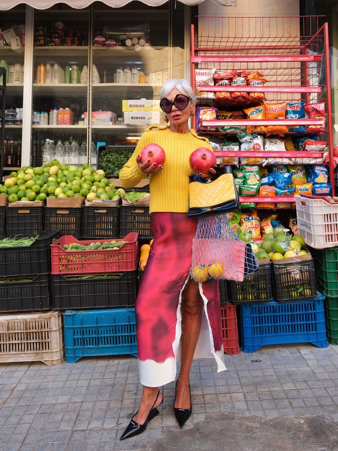 Instagram post by @greceghanem for The Frankie Shop. Caption reads: Nostalgia ❤️‍🩹 unposted memories from a morning....