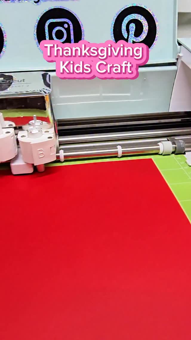 Instagram post by @colescraftingcorner for Creative Fabrica. Caption reads: Need a quick centerpiece? 🦃 We’re making an....