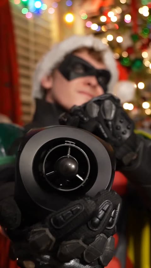 Instagram post by @calebweekss for Fanhome. Caption reads: [...] Christmas 🎄🦇

The 1989 Batmobile from....