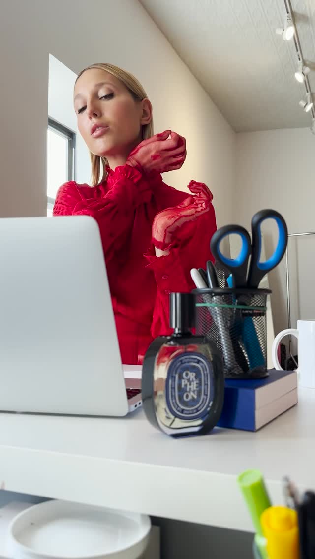Instagram post by @olympiagreece for Diptyque. Caption reads: Bring-your-princess-to-work-day 👑 the fabulous....