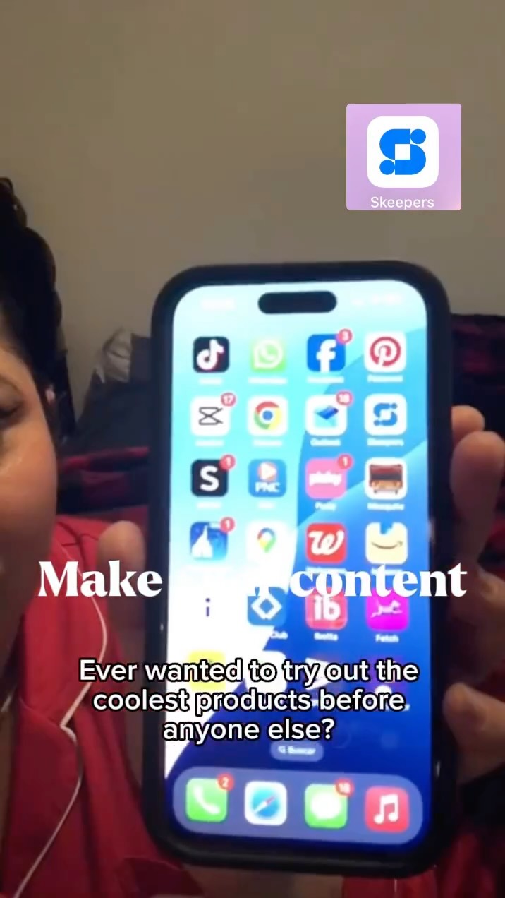 Instagram post by @tefamadero for Skeepers. Caption reads: gifted by Skeepers 

✨ New collabs made easy with....