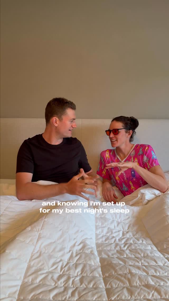 Instagram post by @gwenjorgensen for Sleep Number. Caption reads: #sleepnumberpartner After an exhausting training....