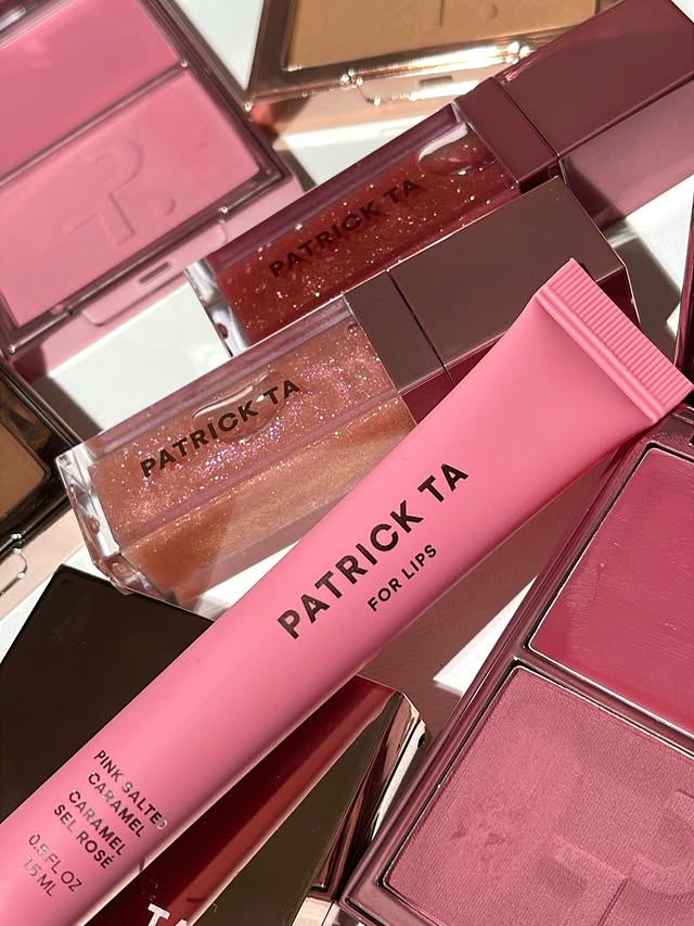 Instagram post by @leslovesbeauty for Patrick Ta. Caption reads: [...] viral reel goes. The new @patricktabeauty....