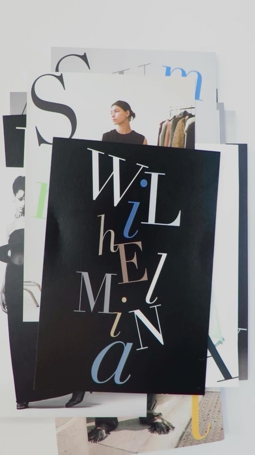 Instagram post by @wilhelmina.newyork for WILHELMINA. Caption reads: WILHELMINA NYC | FW25 SHOW PACKAGE....