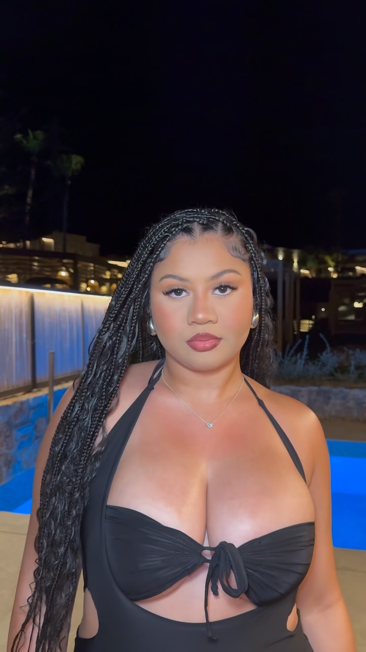 Instagram post by @shanieastsharpe for Femme Luxe. Caption reads: i must be dreaming ☁️✨

dress: @femmeluxefinery |....