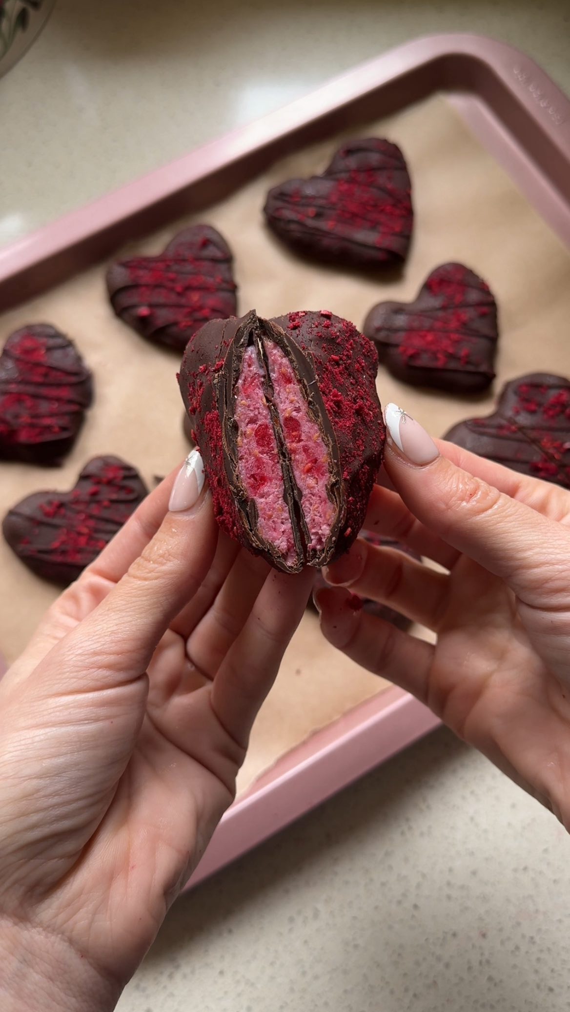 Instagram post by @sheri_wilson_ for Ziploc. Caption reads: #ziplocpartner Chocolate Berry Bites ✨ the perfect....