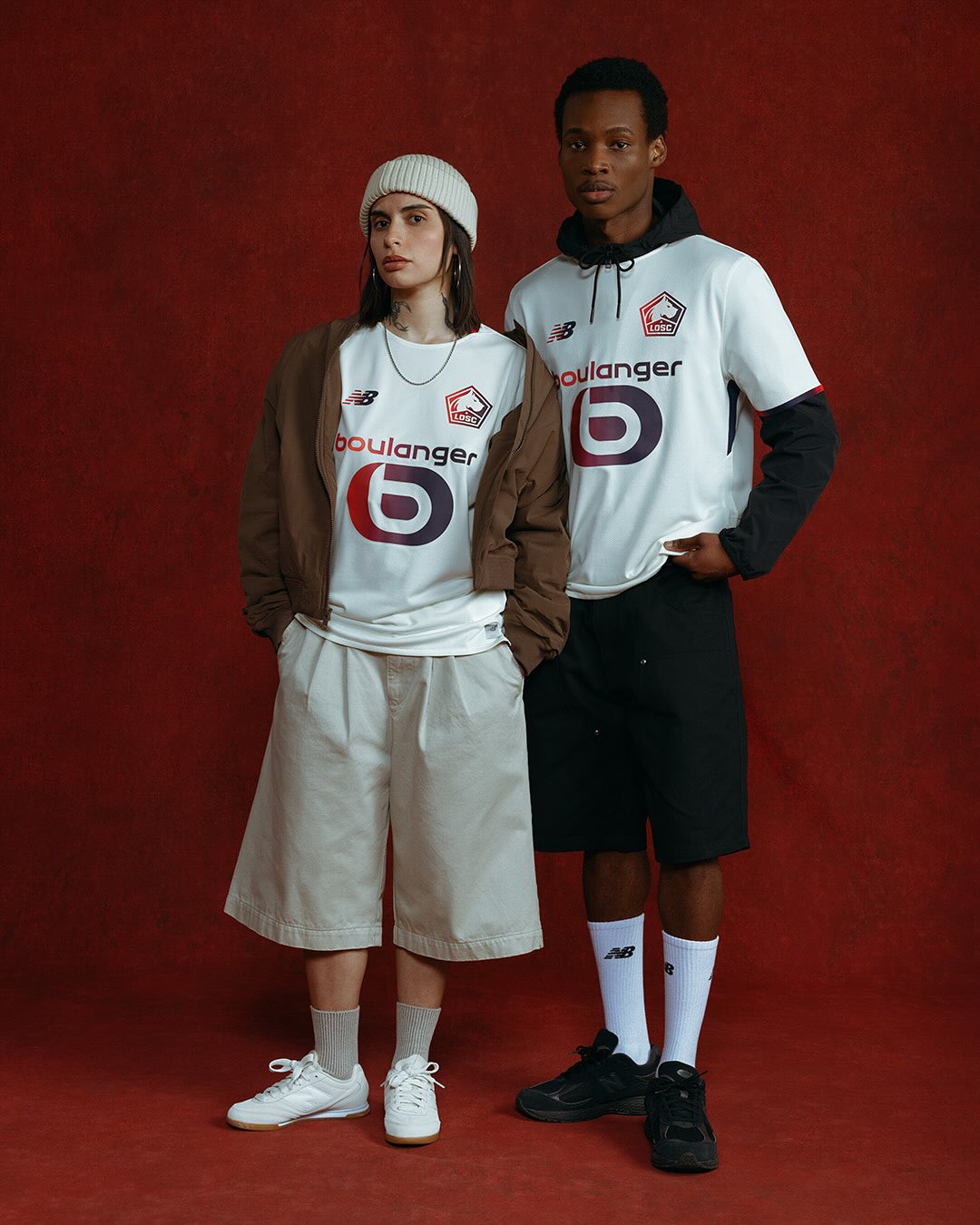Instagram post by @losclive for New Balance. Caption reads: The fabric of the city. Introducing the @losclive....