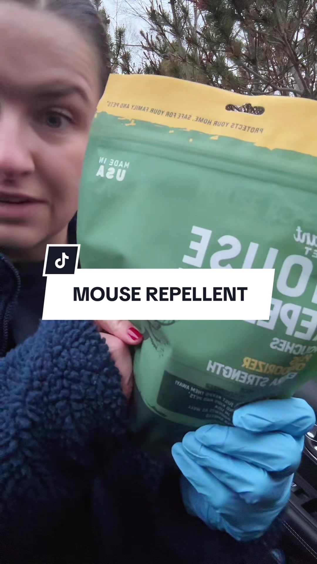 TikTok post by @sonja___maria for Reliant Pet. Caption reads: [...] to act fast with your mouse problem,....