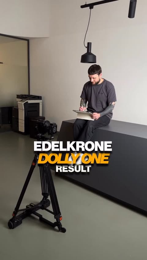 Instagram post by @strx.mov for Edelkrone. Caption reads: [...] and dynamic results. #backstage #edelkrone....