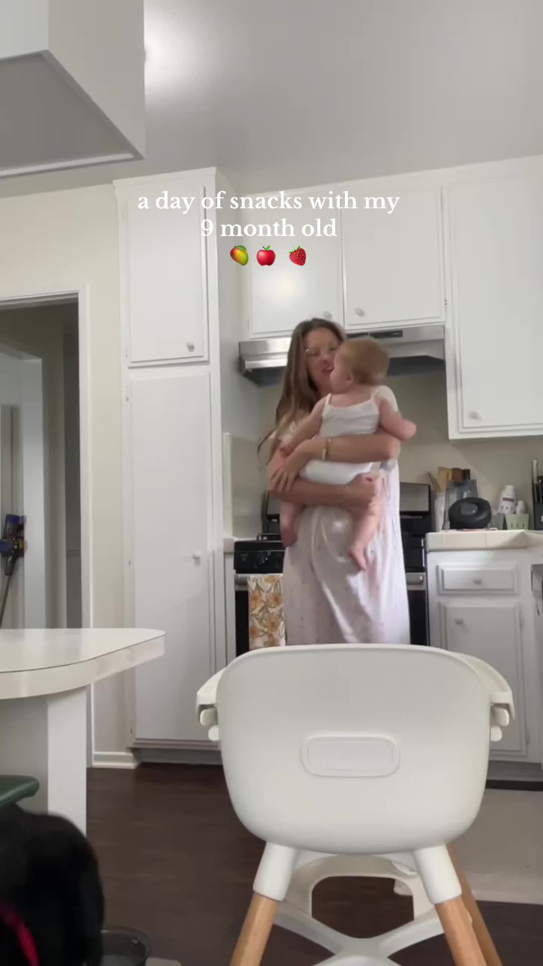 TikTok post by @thepondss for Once Upon a Farm. Caption reads: A day of snacking with @Once Upon a Farm....